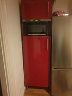 Keukenkast met Whirlpool inbouw magnetron, Ophalen, Minder dan 50 cm, Gebruikt, 150 tot 200 cm