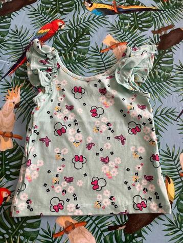 Nieuw groen Topje Minnie Mouse ( Disney ) - maat 92 beschikbaar voor biedingen