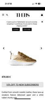 Tods leren sneakers 38 goud, Ophalen of Verzenden, Zo goed als nieuw, Sneakers of Gympen
