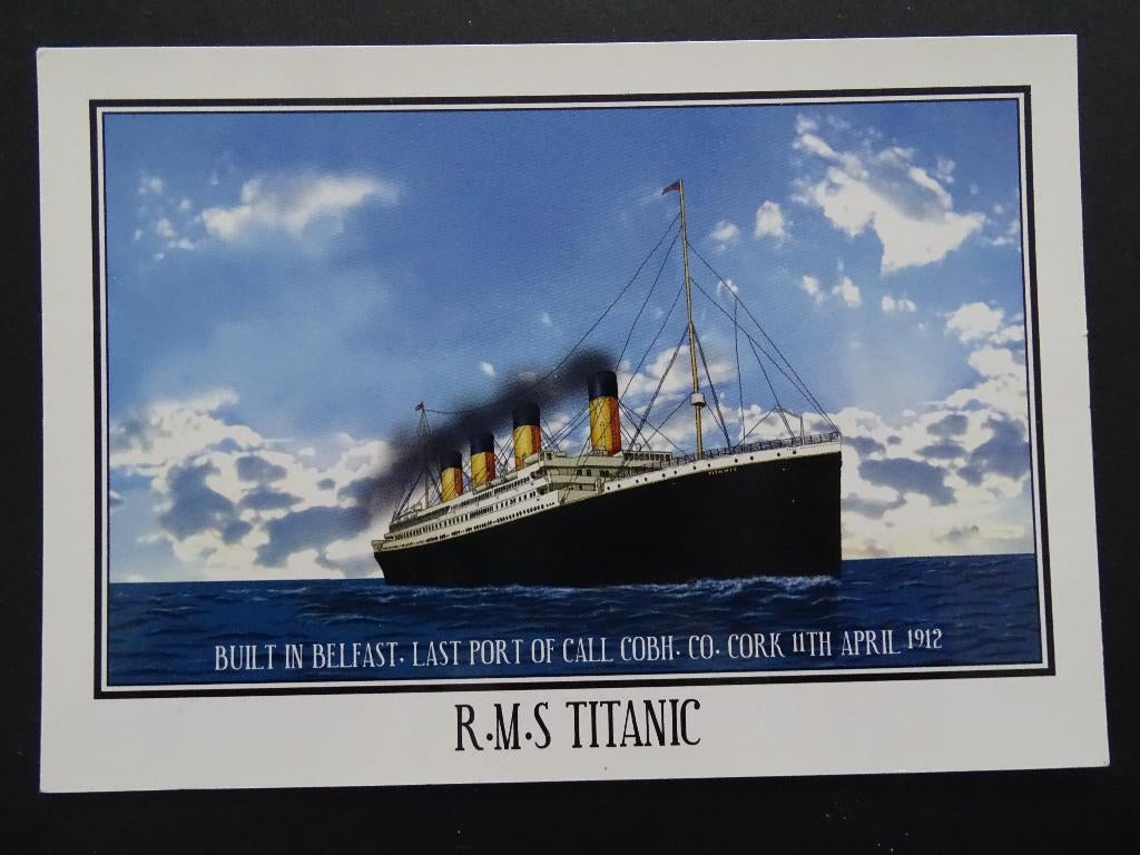 r.m.s. Titanic - White Star Line, Ophalen of Verzenden, Nieuw, Motorboot, Kaart, Foto of Prent