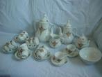 Societe Ceramique floraal decor Koffie- en theeservies, Antiek en Kunst, Antiek | Servies los, Ophalen of Verzenden