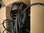10 x zwart powercord - PDU diverse lengte, Ophalen of Verzenden, Zo goed als nieuw
