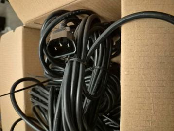  10 x zwart powercord - PDU diverse lengte beschikbaar voor biedingen