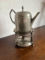 Tinnen theepot met petroliumsetje, Antiek en Kunst, Ophalen of Verzenden