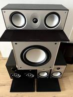 Mordaunt Short 5.1 speakers set, Audio, Tv en Foto, Luidsprekers, Gebruikt, Complete surroundset, 120 watt of meer, Ophalen