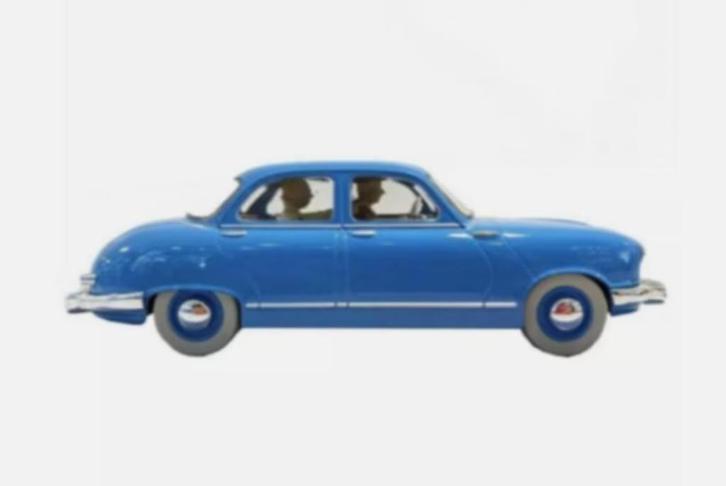 Panhard Dyna Z Taxi 1956 Kuifje 1/24 voitures TINTIN # 30, Hobby en Vrije tijd, Modelauto's | 1:24, Nieuw, Auto, Overige merken
