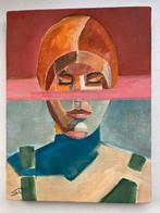 Schilderij Titel “ Head above water”, Ophalen of Verzenden