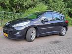 Peugeot 207 1.4 VTI 16V SW 2010 Zwart, Auto's, Voorwielaandrijving, Zwart, Origineel Nederlands, Stationwagon