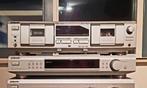 Sony dubbel cassettedeck TC-WE435 en Tuner/receiver ST-SE520, Ophalen of Verzenden, Sony