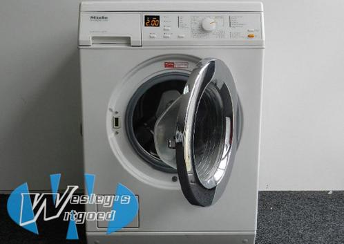 Miele wasmachine 250 euro,- bij Wesley's Witgoed, Witgoed en Apparatuur, Wasmachines, Gebruikt, Voorlader, 6 tot 8 kg, Minder dan 85 cm