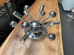 Vintage Spoetnik lamp chroom retro plafondlamp jaren 60/70, Ophalen of Verzenden, Zo goed als nieuw, Metaal, Vintage Retro