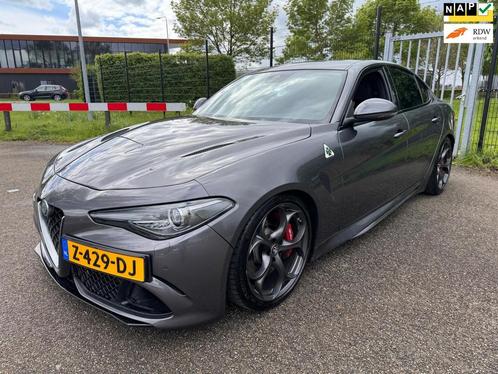 Alfa Romeo Giulia 2.9 V6 Quadrifoglio 510PK CARBON Harman Ka, Auto's, Alfa Romeo, Bedrijf, Te koop, Giulia, ABS, Achteruitrijcamera