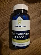NIEUW potje zink-methionine & koper 90 capsules vitakruid, Ophalen of Verzenden, Nieuw, Overige typen