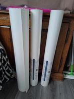 3 rollen wit vlies behang, Ophalen, Wit