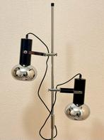 Herda Vloerlamp Vintage Retro Design Chroom Spots MCM, Huis en Inrichting, Lampen | Vloerlampen, Ophalen, Zo goed als nieuw, Metaal