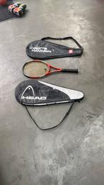 Head racket met twee hoezen., Gebruikt, Ophalen of Verzenden, Head, Racket