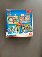 Paw patrol puzzel 4 in 1, Ophalen of Verzenden, 10 tot 50 stukjes, Zo goed als nieuw