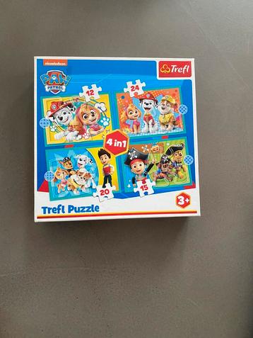 Paw patrol puzzel 4 in 1 beschikbaar voor biedingen