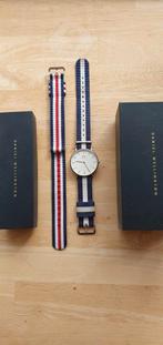 Daniel wellington horloge zilver., Sieraden, Tassen en Uiterlijk, Horloges | Dames, Gebruikt, Zilver, Polshorloge, Overige materialen