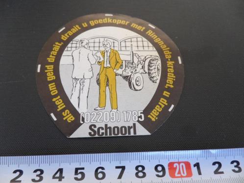 sticker strip tractor schoorl ringnalda krediet, Verzamelen, Stickers, Zo goed als nieuw, Bedrijf of Vereniging, Ophalen