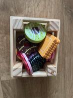 Houten Speelgoed Koekjes - 11 stuks in Kistje, Kinderen en Baby's, Speelgoed | Houten speelgoed, Ophalen of Verzenden, Zo goed als nieuw