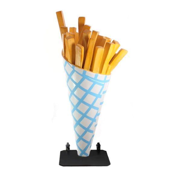 patatzak 180 cm - frietzak polyester verrijdbaar, Verzamelen, Merken en Reclamevoorwerpen, Nieuw, Overige typen, Ophalen