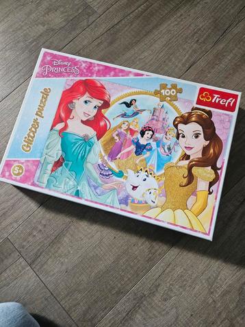 Disney Princess Glitter Puzzel - 100 Stukjes beschikbaar voor biedingen