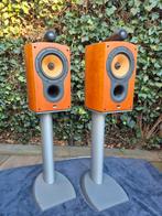 B&W 805s Cherrywood + originele stands FS-805 in topstaat!, Ophalen, Zo goed als nieuw, Bowers & Wilkins (B&W), 120 watt of meer