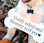 Bord hond bruiloft, Kleding | Dames, Trouwkleding en Trouwaccessoires, Ophalen of Verzenden, Nieuw, Accessoires