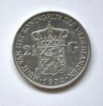 2 ½ gulden 1932 koningin Wilhelmina rijksdaalder ZFR, Postzegels en Munten, Munten | Nederland, Zilver, Ophalen of Verzenden, Koningin Wilhelmina