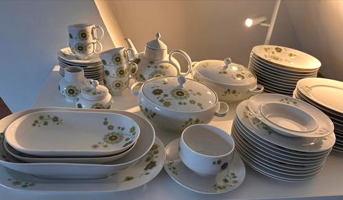Uniek vintage H&C Heinrich Bavariaservies – 58-delig, Antiek en Kunst, Antiek | Servies compleet, Ophalen of Verzenden