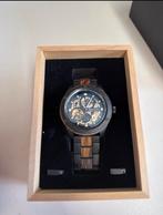 Original Grain Whiskey Horloge Automaat - Nieuw, Overige merken, Overige materialen, Leer, Polshorloge