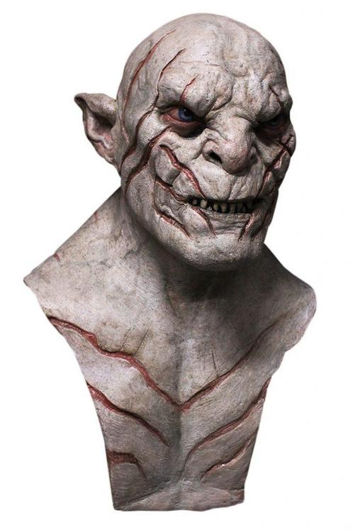 Lord of the rings The Hobbit: Life Size Azog Mask New!, Verzamelen, Lord of the Rings, Nieuw, Replica, Ophalen