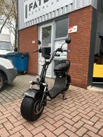 Elektrische scooter Evo Maxx dikke banden zwart 25km stoer, Maximaal 25 km/u, Ophalen of Verzenden, Zo goed als nieuw, Elektrisch