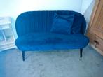 Velvet bankje., Huis en Inrichting, Banken | Sofa's en Chaises Longues, Ophalen, Minder dan 75 cm, Tweepersoons, Zo goed als nieuw