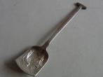 Verzilverd lepeltje Zuiderzeewerken gemerkt HH90, Antiek en Kunst, Ophalen of Verzenden