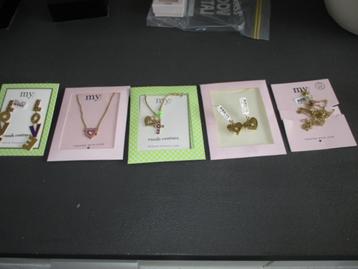 Nieuwe my jewellery gouden kettingen oorbellen bedels beschikbaar voor biedingen