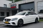 Mercedes-Benz C-klasse Estate 300 e AMG-Line, Laserlight, Sf, Gebruikt, Zwart, Leder en Stof, Wit