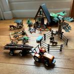 Playmobil boswachtershuis en tractor voor houttransport, Kinderen en Baby's, Speelgoed | Playmobil, Ophalen of Verzenden, Zo goed als nieuw