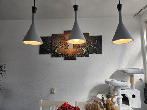 Hanglamp industrieel 3-lichts, Huis en Inrichting, Lampen | Wandlampen, Zo goed als nieuw, Ophalen of Verzenden