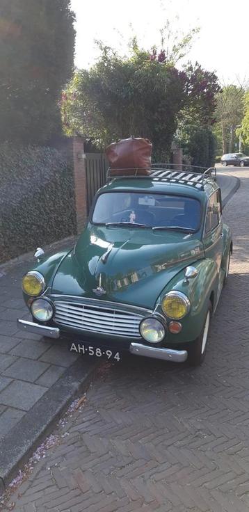 Morris Minor Saloon 2drs Rally Look Groen beschikbaar voor biedingen