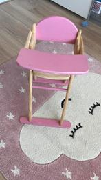 Poppen kinderstoel, Kinderen en Baby's, Speelgoed | Houten speelgoed, Ophalen, Zo goed als nieuw
