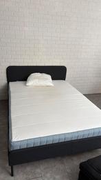 VESTMARKA spr matt 140x200 medium firm/light blue, Ophalen, Tweepersoons, 140 cm, Zo goed als nieuw