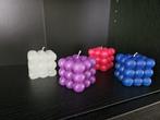 Kubuskaarsen bollen, Overige materialen, Rood, Nieuw, Ophalen of Verzenden