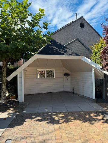 Hout tuinhuis/overkapping demonteren&ophalen 13-14of15 sept. beschikbaar voor biedingen