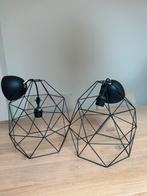 Ikea zwarte hanglamp 2 stuks, Ophalen, Zo goed als nieuw, Zwart, Rond