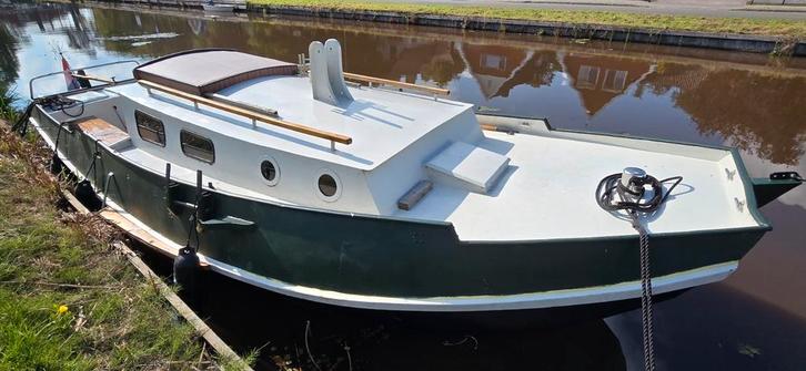 Inruil koopje huitema schouw  vaarklaar, Watersport en Boten, Platbodems, Gebruikt, 6 tot 9 meter, Staal, Diesel, Ophalen