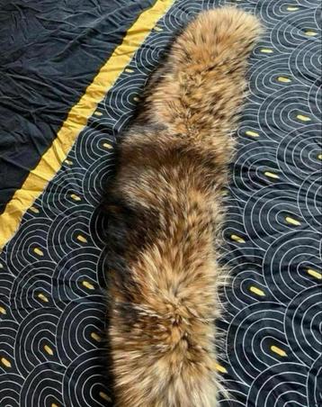 Echte Bontkraag - 72cm - Met Drukknoopsluiting beschikbaar voor biedingen