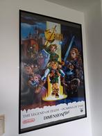 Ingelijste Zelda Poster N64, Verzamelen, Posters, Ophalen of Verzenden, Zo goed als nieuw