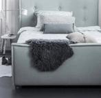 Gestoffeerd twijfelaar bed 120x200, Ophalen, 180 cm of meer, 100 cm of meer, Lattenbodem